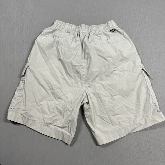 Nike Sport Essentials Mens Small Woven Utility Shorts Beige Khaki Cargo 8 in - Picture 1 of 9